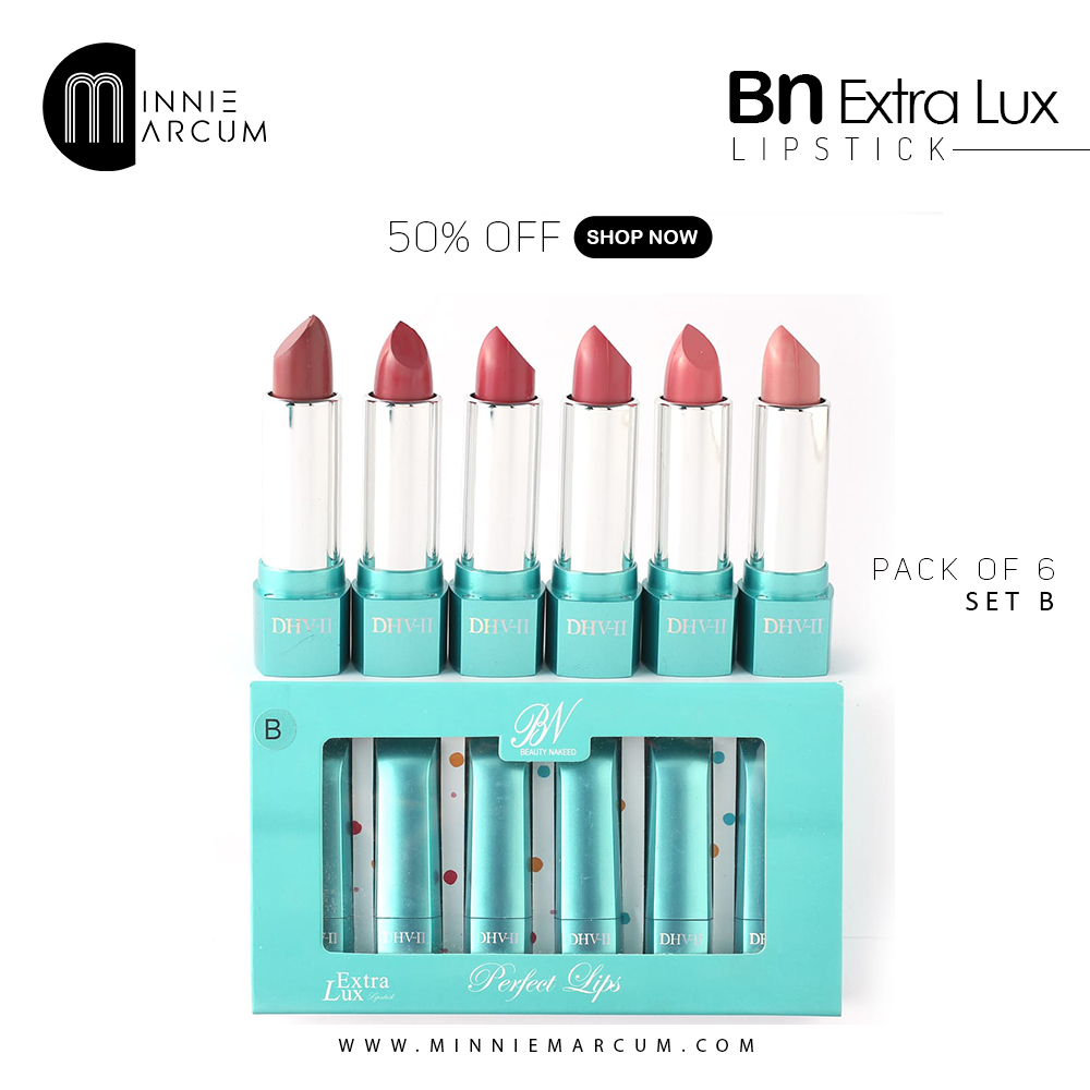 BN Extra Lux L I P S T I C K PACK OF 6