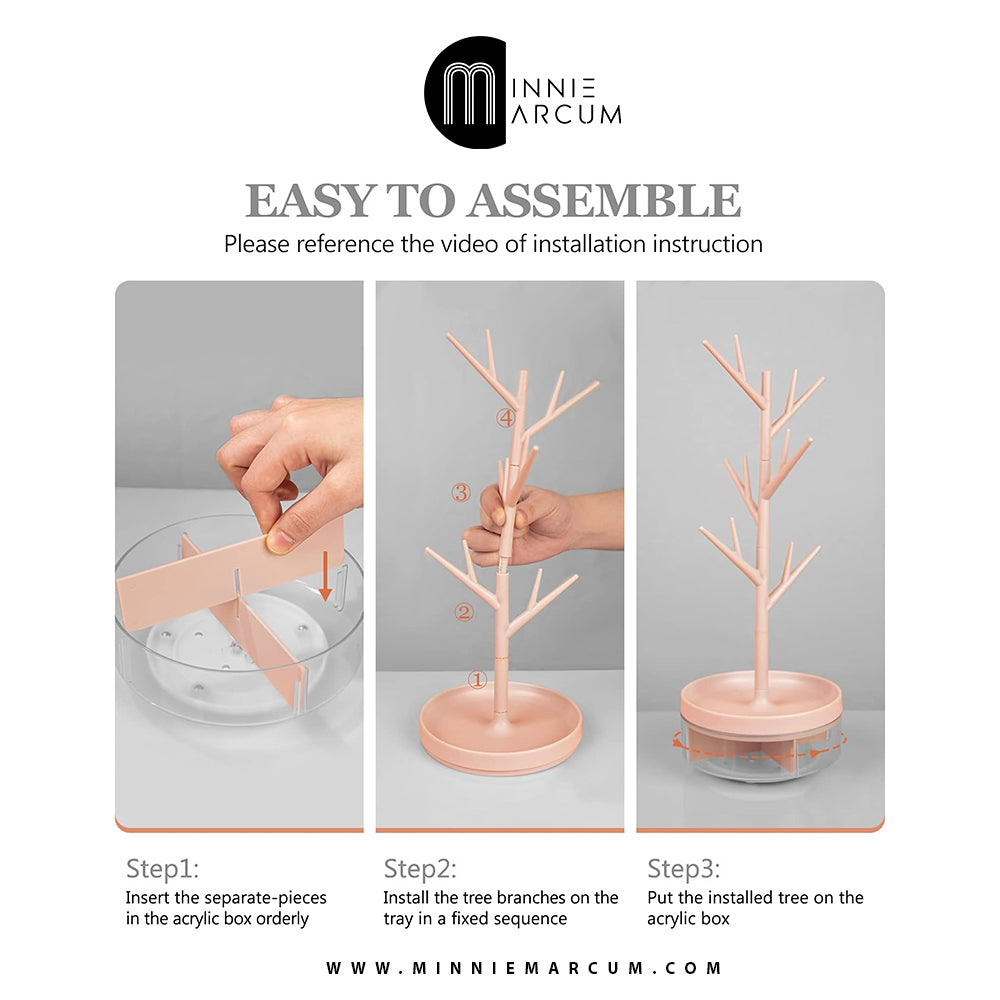 TREE BRANCHES JEWELRY ORGANIZER 360° ROTATING 50% OFF