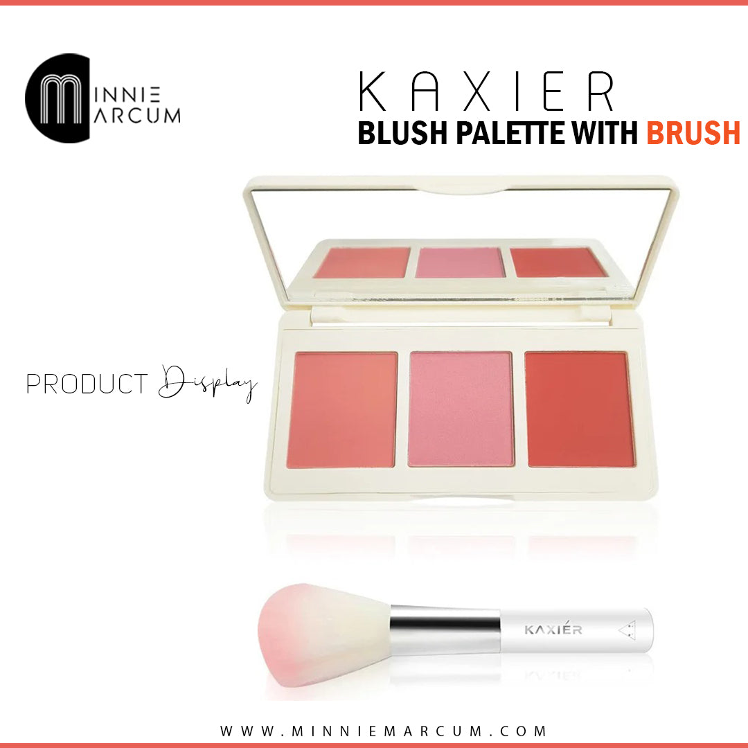 KAXIER BLUSH PALLETE WITH BRUSH