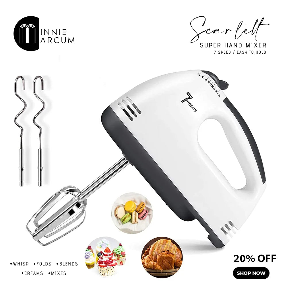 Super Hand Electric Mixer 20% OFF