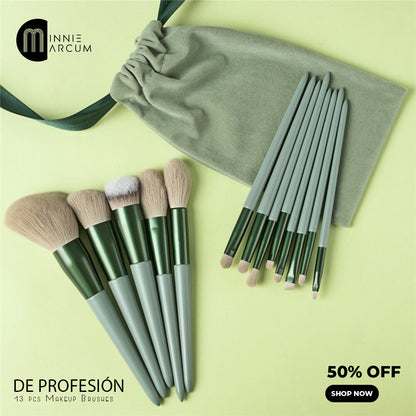 De Profesión 13 Pcs Makeup Brushes