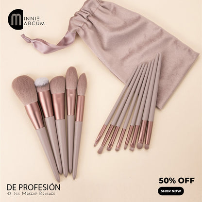 De Profesión 13 Pcs Makeup Brushes