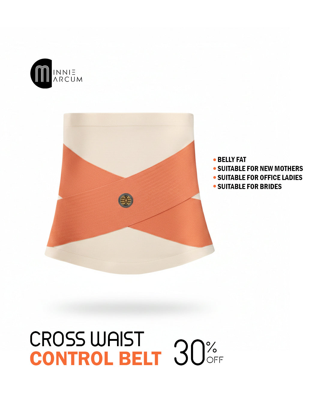 Cross Waist Control Belt