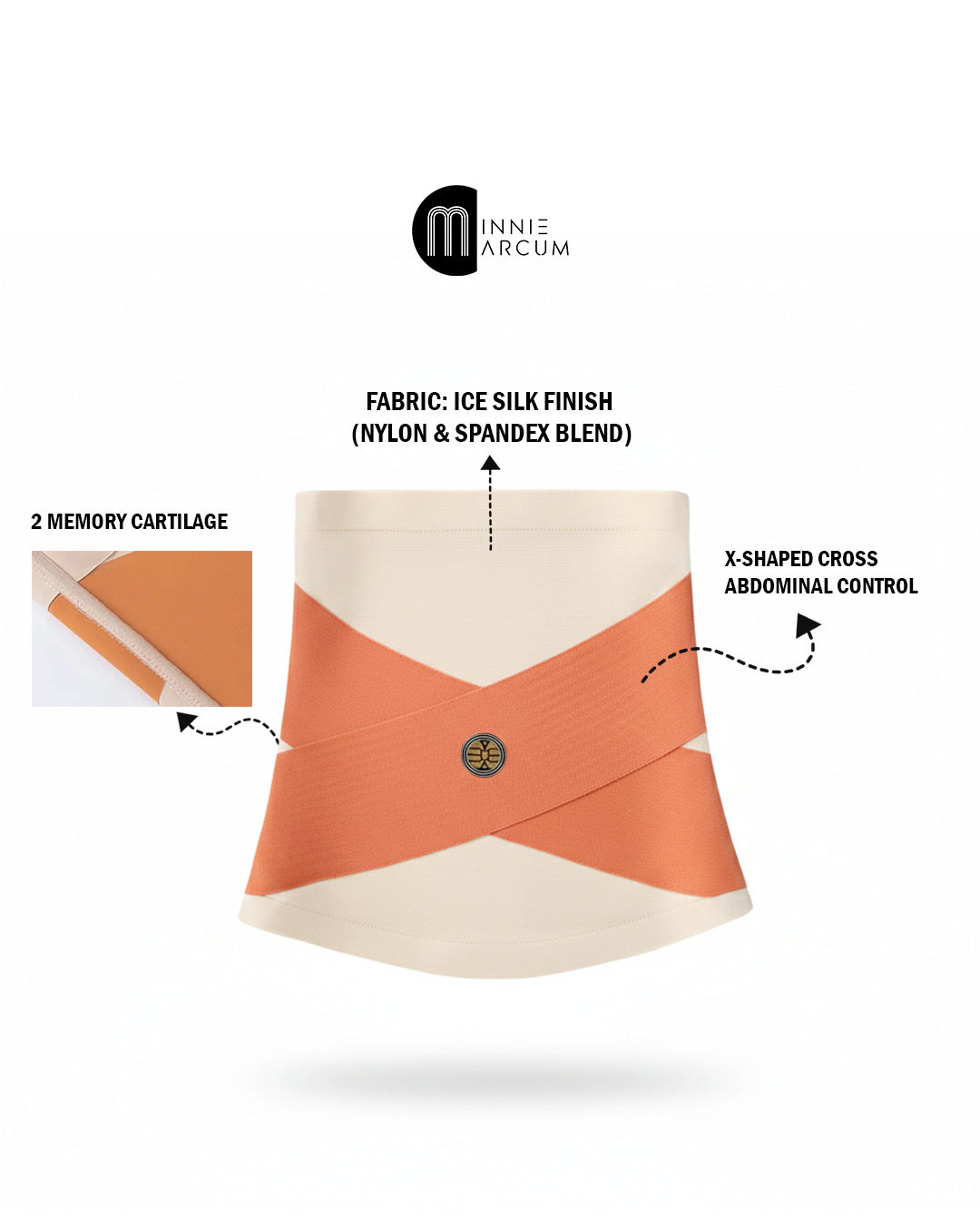 Cross Waist Control Belt