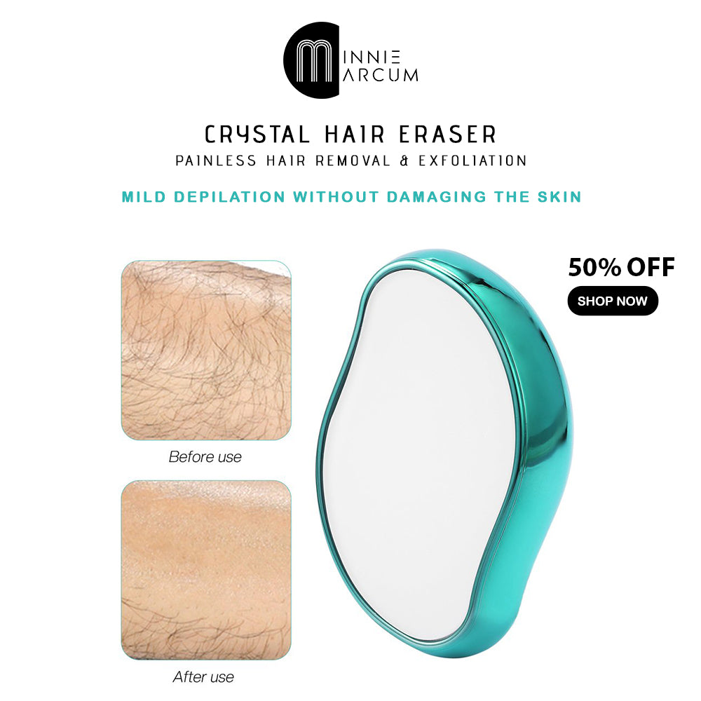 CRYSTAL HAIR ERASER PAINLESS HAIR REMOVAL & EXFOLIATION