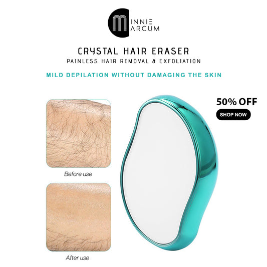 CRYSTAL HAIR ERASER PAINLESS HAIR REMOVAL & EXFOLIATION