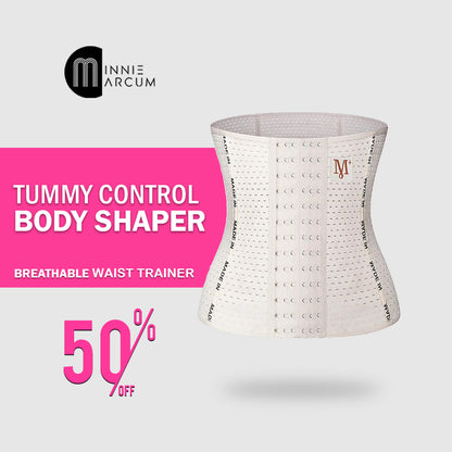 TUMMY CONTROL BODY SHAPER BREATHABLE WAIST TRAINER