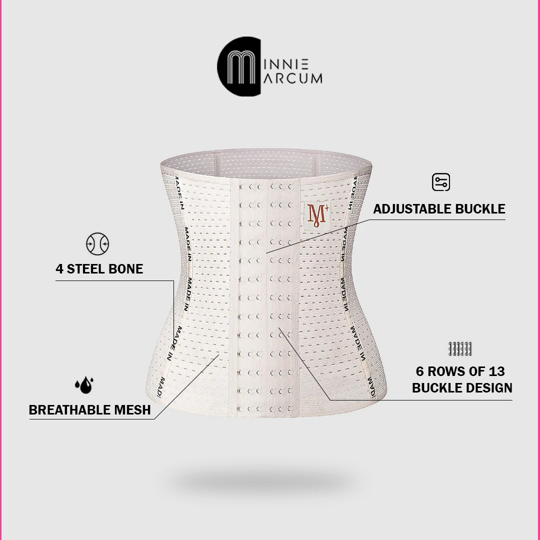 TUMMY CONTROL BODY SHAPER BREATHABLE WAIST TRAINER