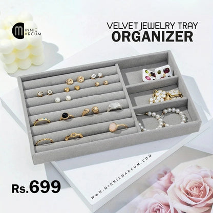 Velvet Jewelry TraY Organizer