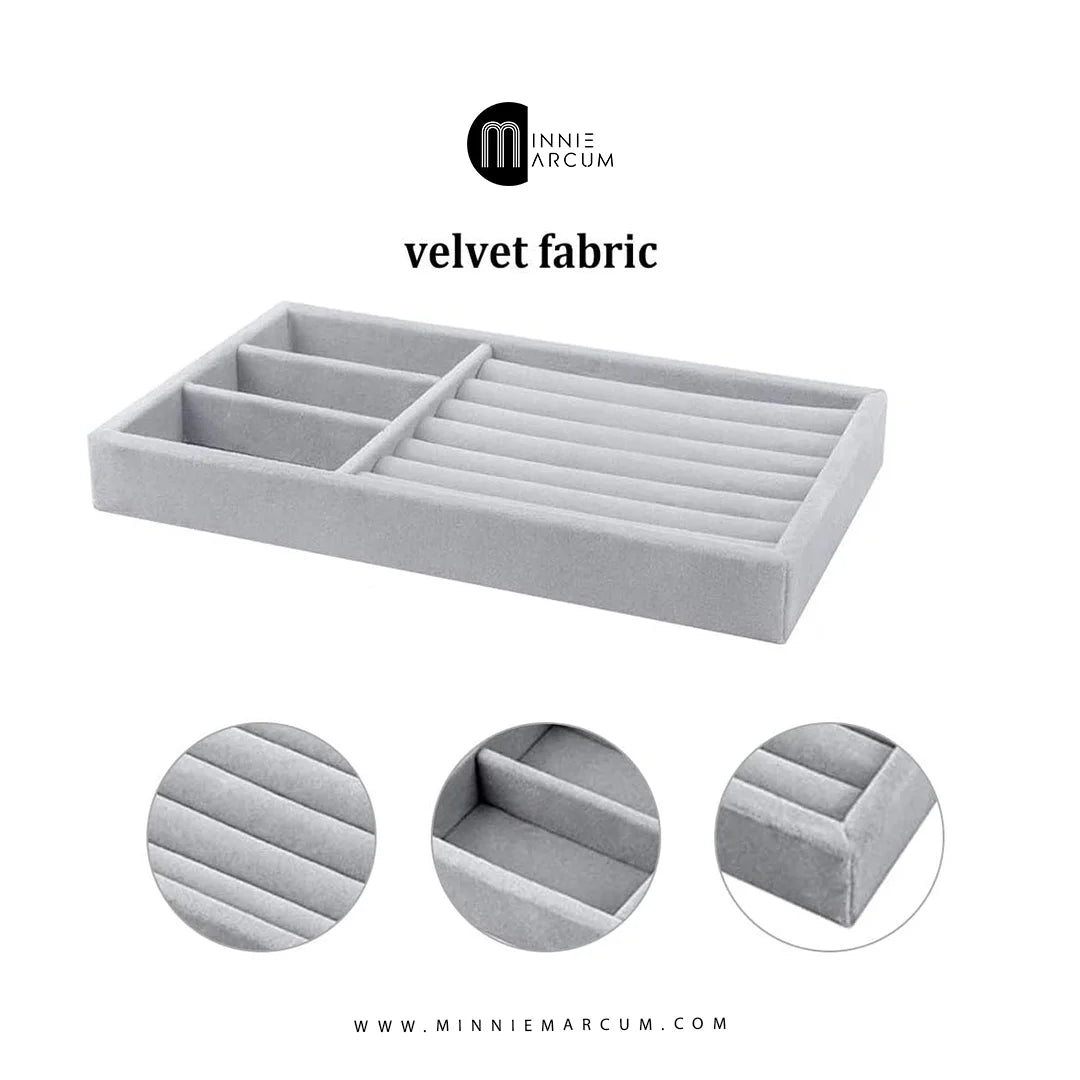 Velvet Jewelry TraY Organizer