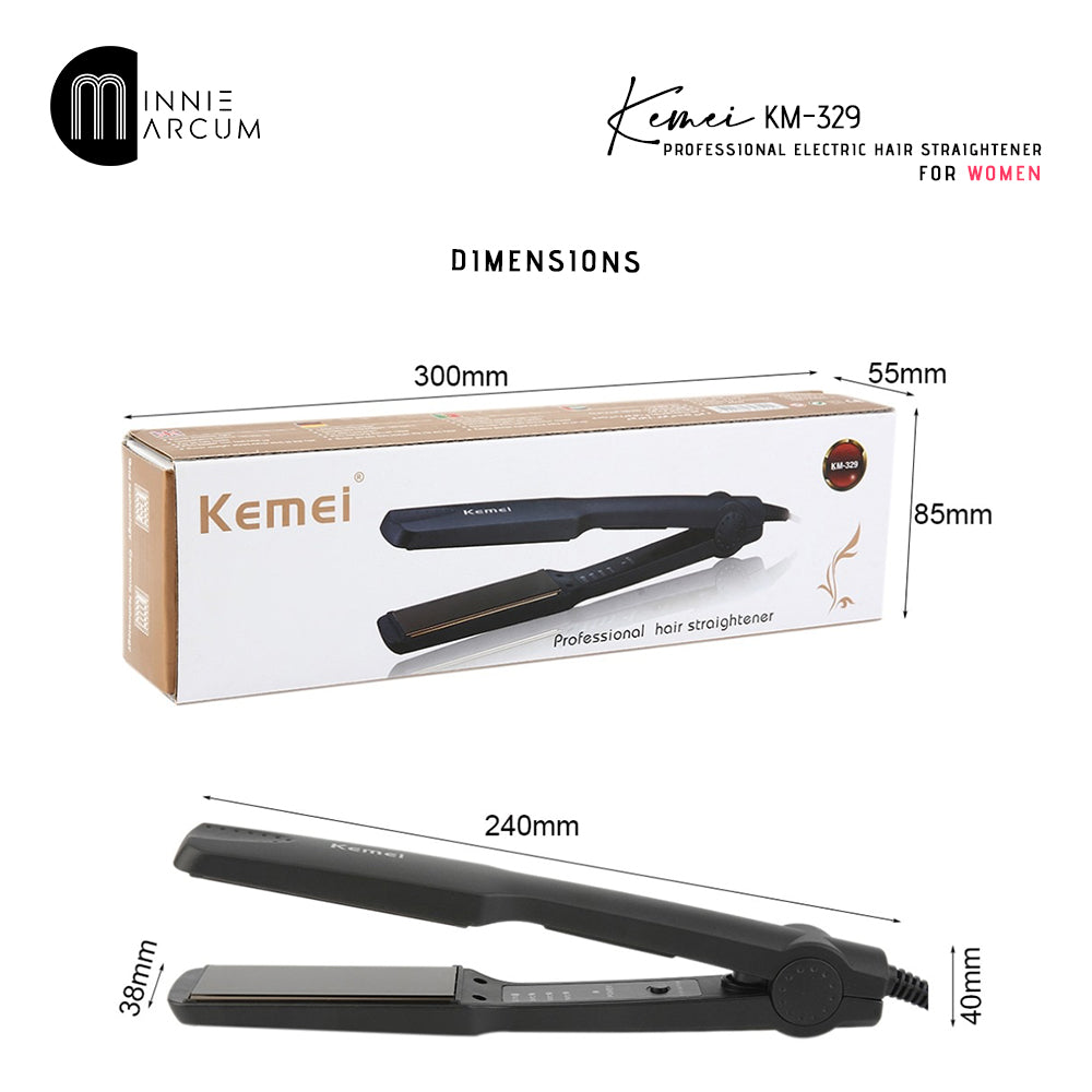 KEMEI KM-329 Professional Electric Hair Straightener