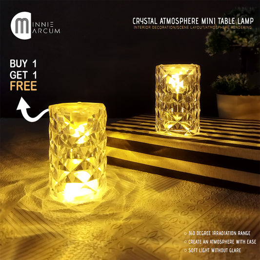 CRYSTAL ATMOSPHERE MINI TABLE LAMP (BUY 1 GET 1 FREE)