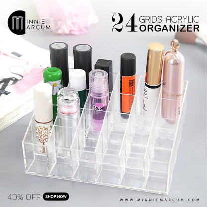 24 GRIDS ACRYLIC ORGANIZER