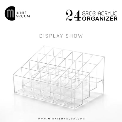 24 GRIDS ACRYLIC ORGANIZER