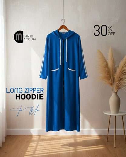 Long Zipper Hoodie for Her