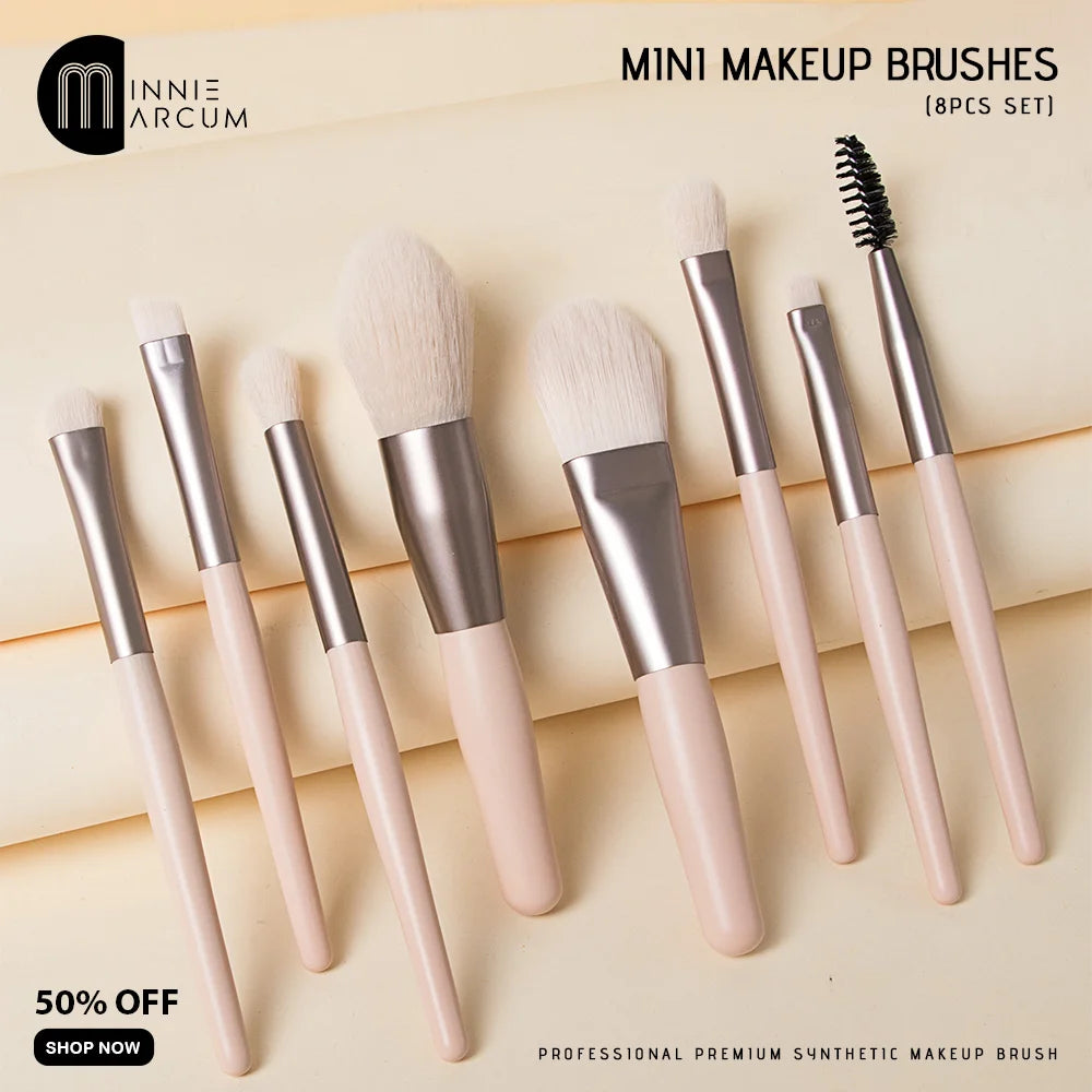 Mini makeup brushes (8pcs set)