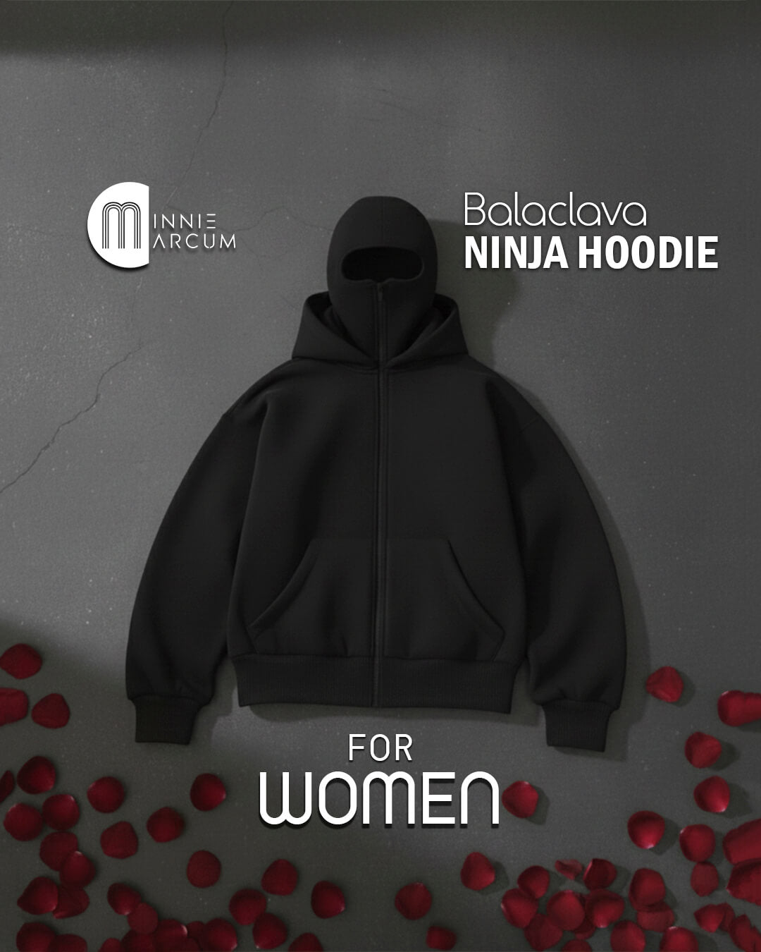 Women’s Balaclava Ninja Hoodie