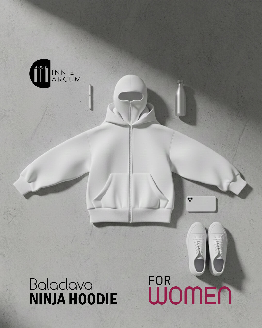 Women’s Balaclava Ninja Hoodie