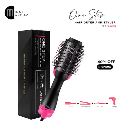 One Step HAIR DRYER AND STYLER FOR WOMEN  with 6 months warranty