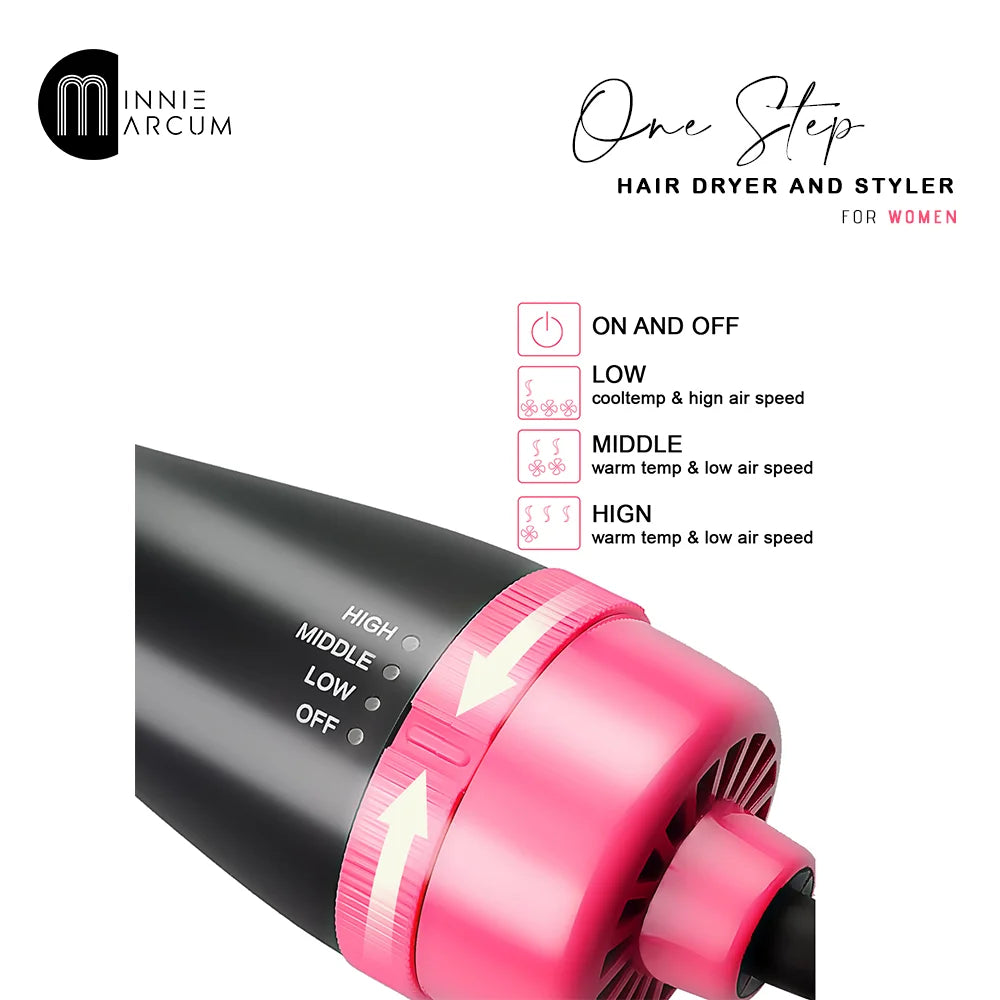 One Step HAIR DRYER AND STYLER FOR WOMEN  with 6 months warranty