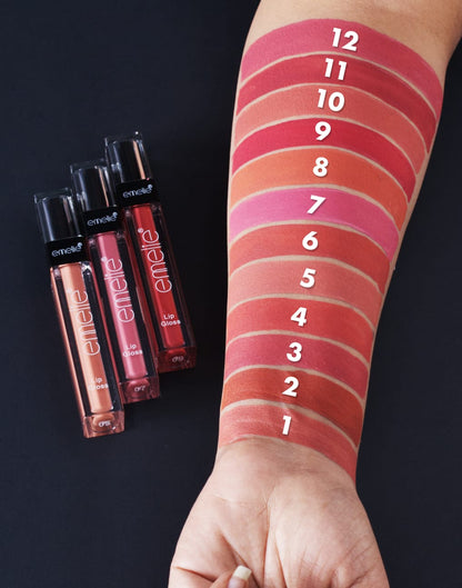 Emelie Matte LipGloss ( Pack of 12 )