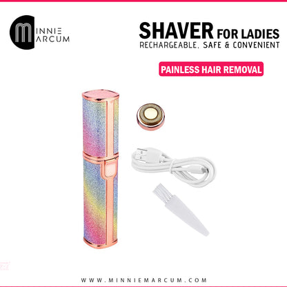 SHAVER FOR LADIES RECHARGEABLE, SAFE AND CONVENIENT