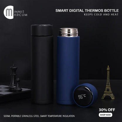 SMART DIGITAL THERMOS BOTTLE Keeps Cold and Heat