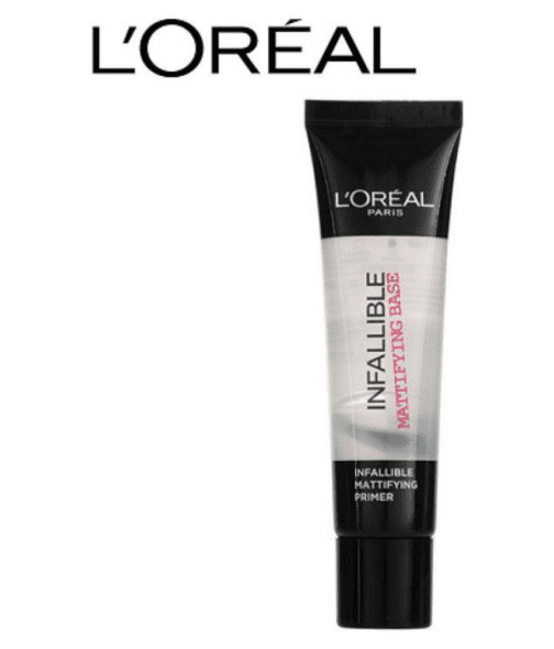 L’Oreal Paris Infallible Mattifying Primer Base, Matte Finish and Velvet-Soft Touch, Smoothes Skin, 35 ml
