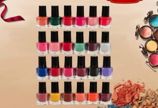 Pack Of 24 Peel Off Nail Paints – Multicolor