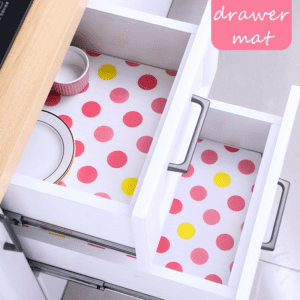 Waterproof Antibacterial Plastic Cabinet Drawer Shelf Liners Sheets for Kitchen Table Mat