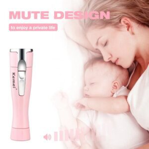 KM-1012 Lady Shaver, Richoose Mini Women Smooth Painless Waterproof Electric Unwanted Hair Remover Epilator.