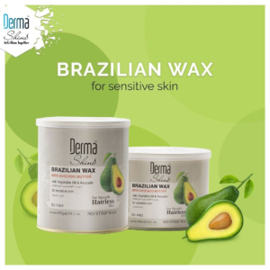 DERMA SHINE BRAZILIAN WAX WITH AVOCADO BUTTER – 400 G