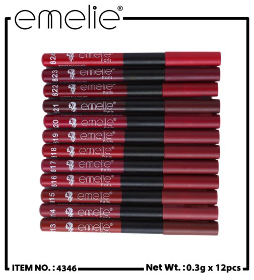 Emelie Matte Lipstick Pack of 12 ( MULTI COLOURS )