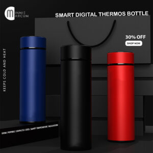 SMART DIGITAL THERMOS BOTTLE Keeps Cold and Heat
